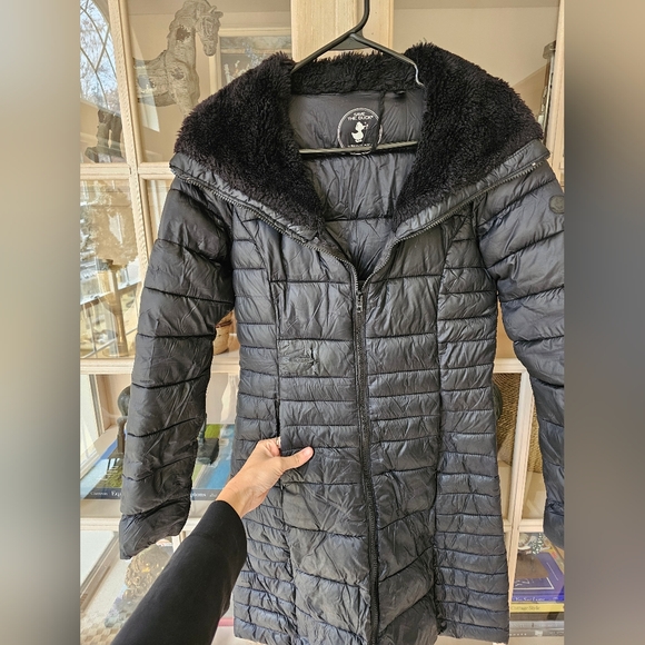 Save The Duck Iris Winter Coat Water Repellent Satin Puffer Jacket - Picture 5 of 16